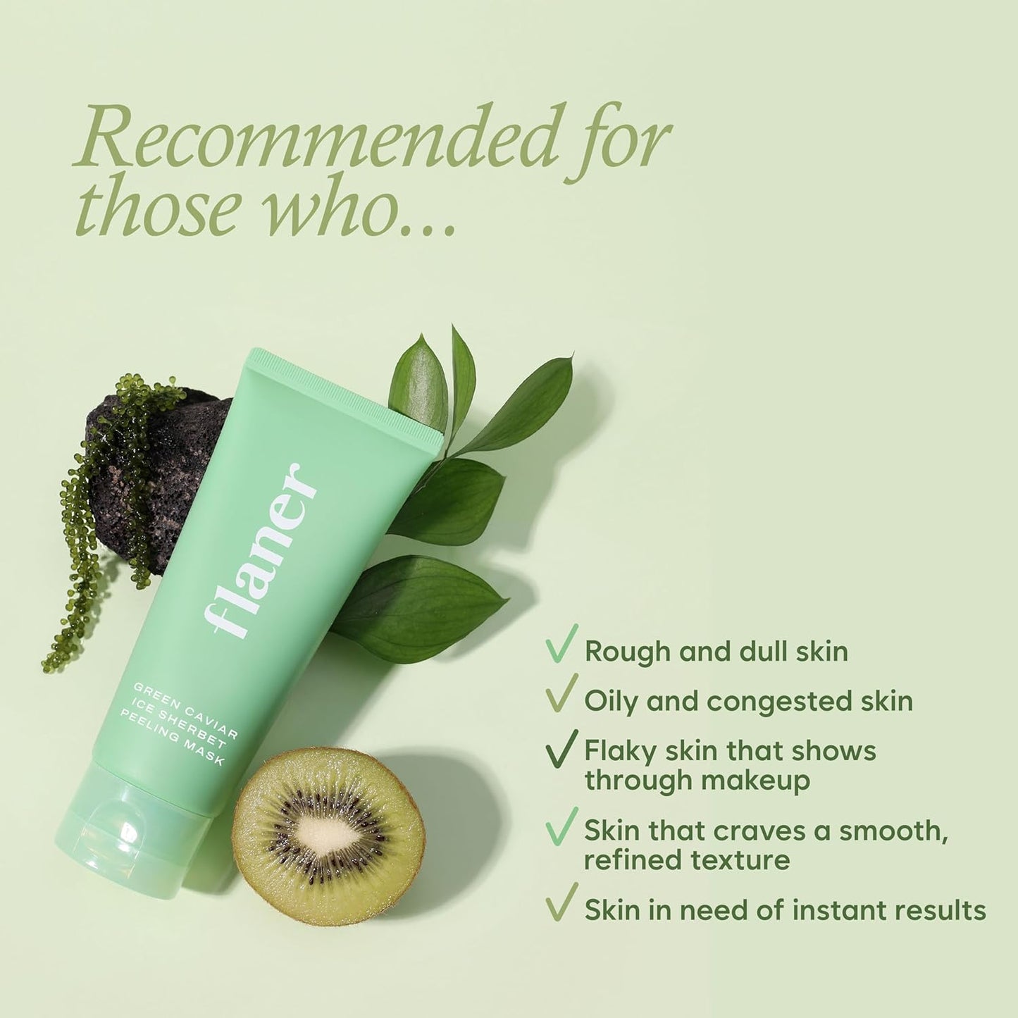 [ Flaner ] Green Caviar Peeling Mask 100g